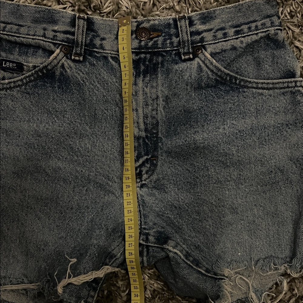 Lee Women's Blue Denim Shorts - Picture 10 of 10